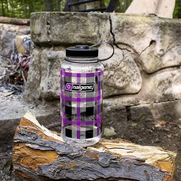 Nalgene 32oz WM Purple Plaid Tritan Suluk 2020.0132 - 3