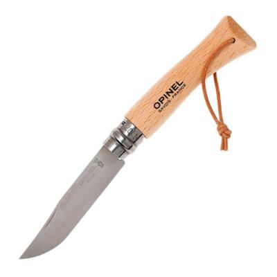 Opinel Inox No 7 Deri Askılı Paslanmaz Çelik Çakı OP-001372 - 3