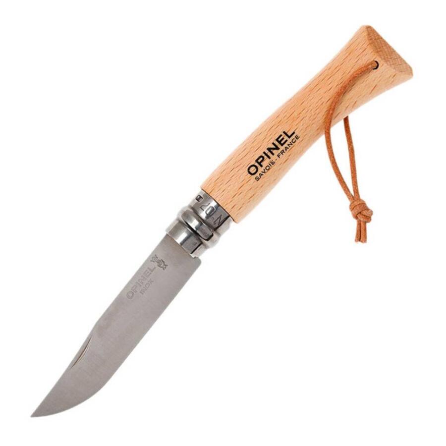 Opinel Inox No 7 Deri Askılı Paslanmaz Çelik Çakı OP-001372 - 3