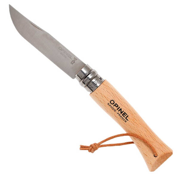 Opinel Inox No 7 Deri Askılı Paslanmaz Çelik Çakı OP-001372 - 1