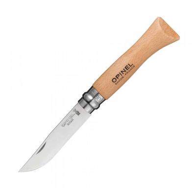 Opinel No 6 Kayın Saplı Çakı 123060 - 4