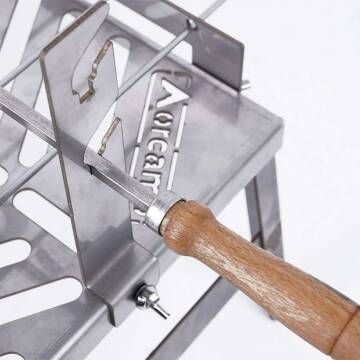 Orcamp Stovo Ateş Üstü Izgara Şiş Piliç Çevirme Aparatlı G-388 - 2