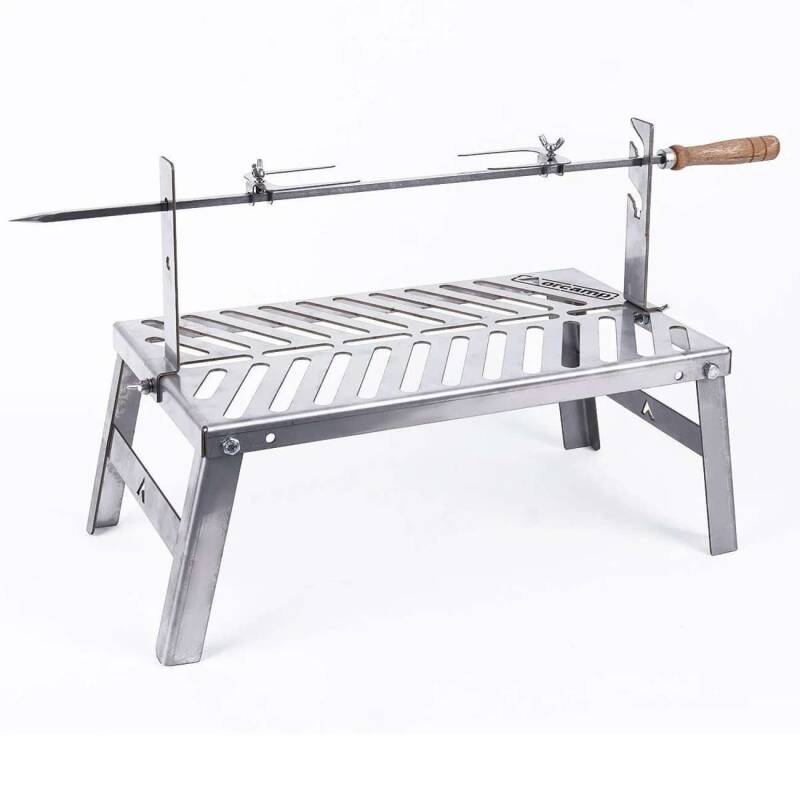 Orcamp Stovo Ateş Üstü Izgara Şiş Piliç Çevirme Aparatlı G-388 - 1