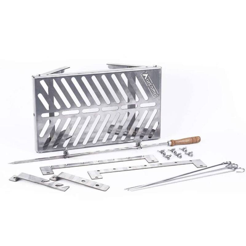 Orcamp Stovo Ateş Üstü Izgara Şiş Piliç Çevirme Aparatlı G-388 - 3