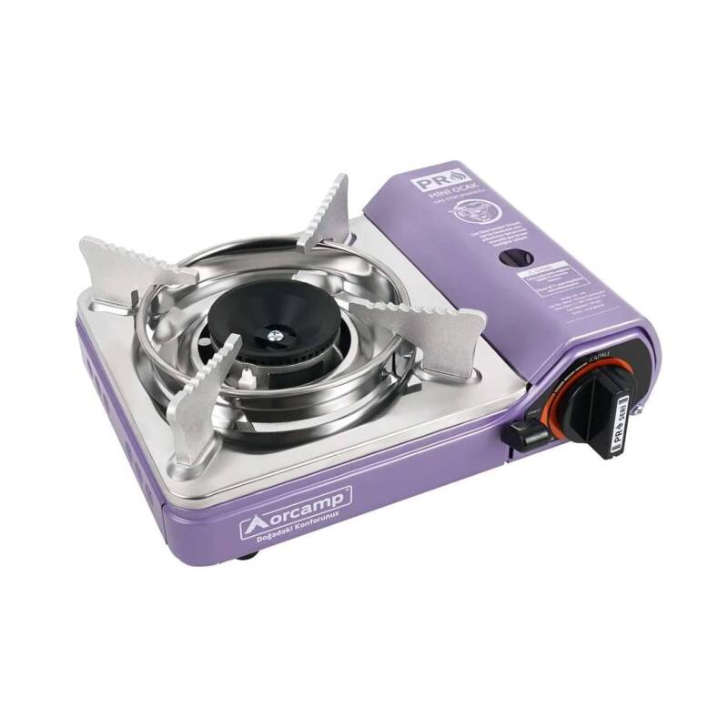 Orcamp Tekli Mini Portatif Ocak Mor CK-506 - 4