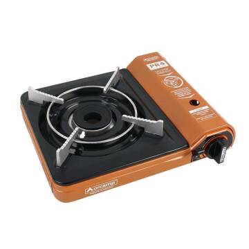 Orcamp Tekli Portatif Ocak Gaz Stop Emniyetli Turuncu CK-505 - 4