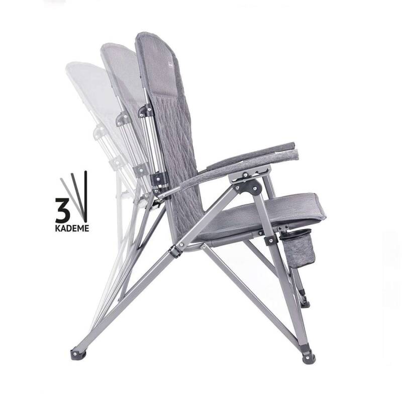 Orcamp Trono 3 Kademeli Kamp Sandalyesi OUT-2175 - 2