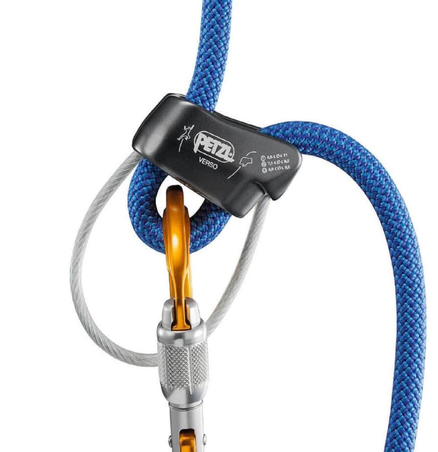 Petzl Verso İniş Emniyet Aleti Gri D019AA00 - 2