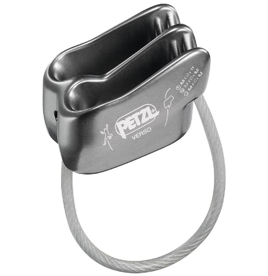 Petzl Verso İniş Emniyet Aleti Gri D019AA00 - 4