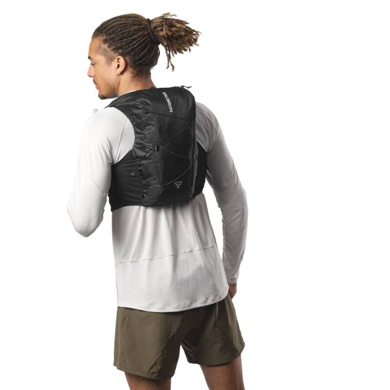 Salomon Active Skin 8 No Flasks Unisex Siyah Koşu Çantası LC2205100 - 4