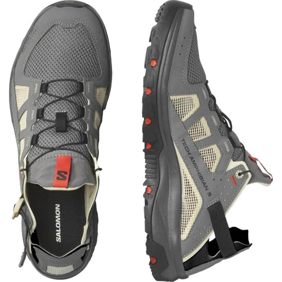 Salomon Techamphibian 5 Sandalet Tipi Kaymaz Erkek Ayakkabı L47114900 - 5
