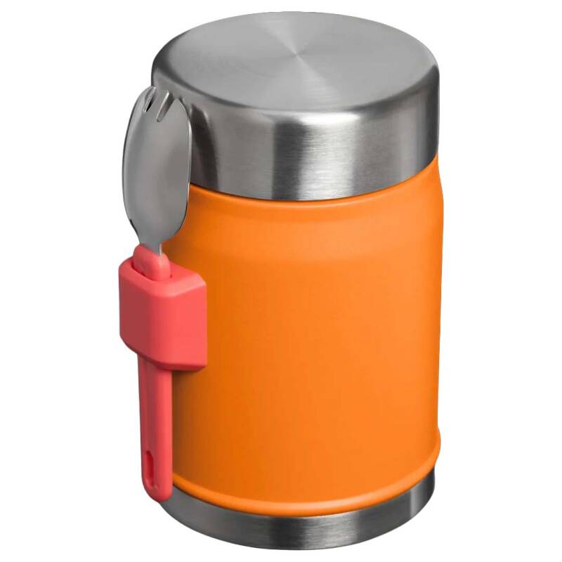 Stanley The Legendary Food Jar + Spork 0.4L Goldenrod Coral 10-09382-114 - 2