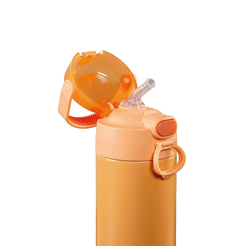 Thermos F422 Funtainer Çocuk Pipetli Termos 0,47L Neon Orange 024368 - 2