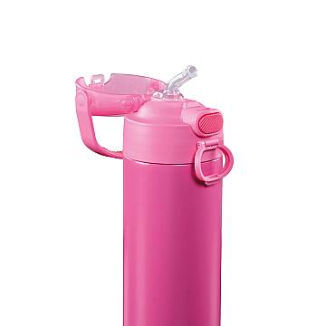 Thermos F422 Funtainer Çocuk Pipetli Termos 0,47L Neon Pink 024352 - 2