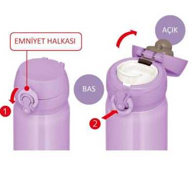 Thermos JNL Serisi Lavender Kapak LV - THERMOS