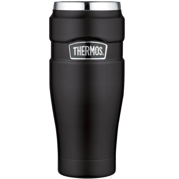 Thermos SK1005 Çelik Mug Termos 470ml. Mat Siyah 191133 - 1