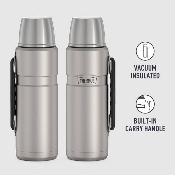 Thermos SK2010 Stainless King Large Matte Stainless Steel 1.2 lt. 163963-AK - 3