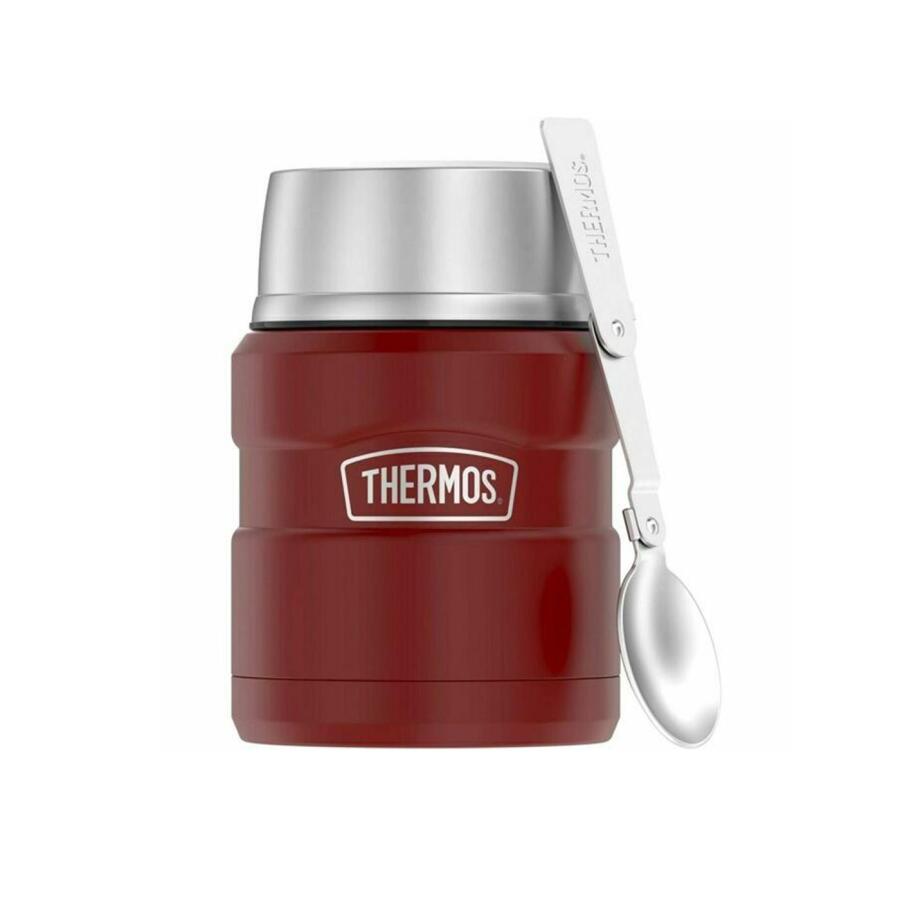 Thermos SK3000 Stainless King Yemek Termosu 0,47L Matte Rustic Red 075126 - 1