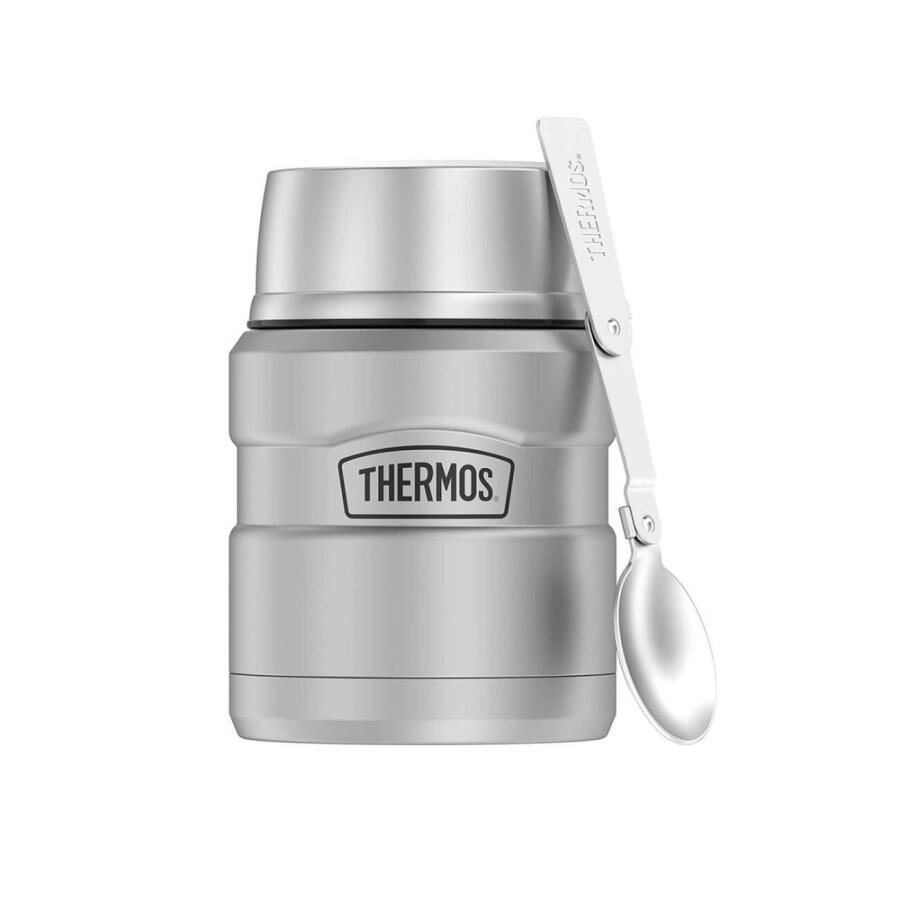 Thermos SK3000 Stainless King Yemek Termosu 0,47L Matte Stainless Steel 101311 - 1
