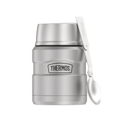 Thermos SK3000 Stainless King Yemek Termosu 0,47L Matte Stainless Steel 101311 - 1