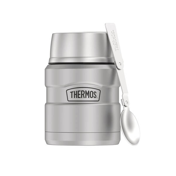 Thermos SK3000 Stainless King Yemek Termosu 0,47L Matte Stainless Steel 101311 - 1