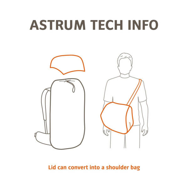 Vaude Astrum EVO 60+10L Trekking Sırt Çantası 15949 - 2