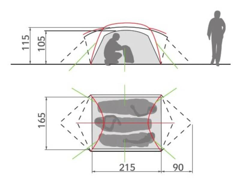 Vaude Mark UL 3P 3 Kişilik 3 Mevsim Çadır 11806 - 2