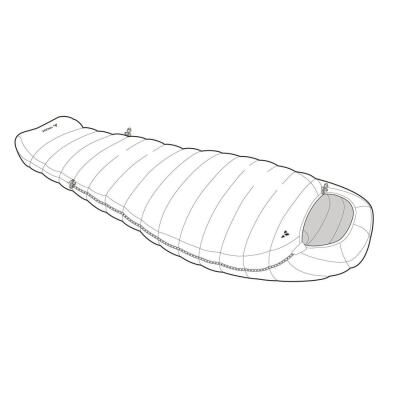 Vaude Rotstein 1250 -47 Kaz Tüyü Uyku Tulumu 15934 - 2