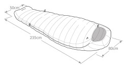 Vaude Rotstein 700 DWN -32 Kaz Tüyü Uyku Tulumu 15936 - 2
