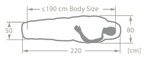 Vaude Sioux 100 II SYN +3 Sentetik Uyku Tulumu 45760 - 4