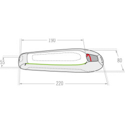Vaude Sioux 1000 SYN -24 Uyku Tulumu 12124 - 2
