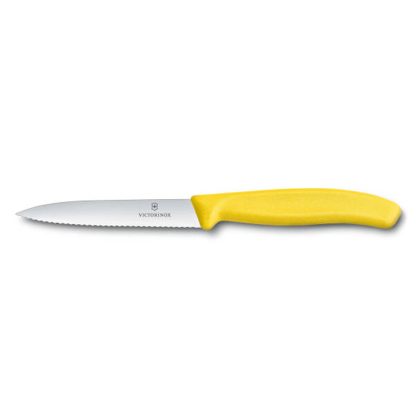 Victorinox 10cm Tırtıklı Soyma Bıçağı 6.7736.L8 - 1