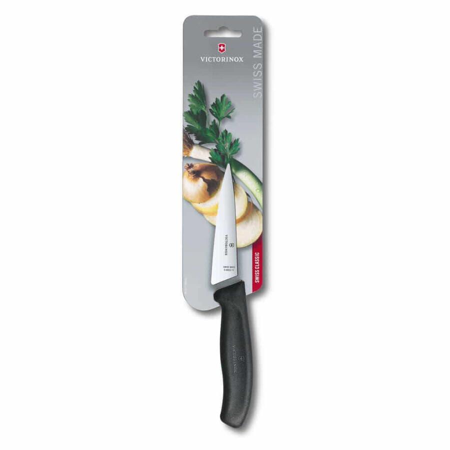 ​​​​​​​​​​​​​​​​​​​​​​​​​​​​​​​Victorinox 12cm Siyah Doğrama Bıçağı, Blisterli Paket 6.8003.12B - 1