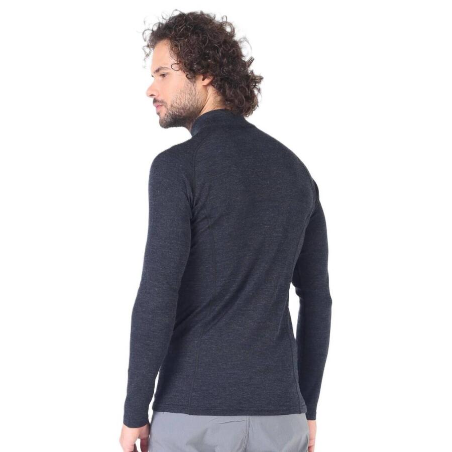 Woolona Astro Uzun Kollu Yarım Fermuarlı Yün Termal İçlik - 2