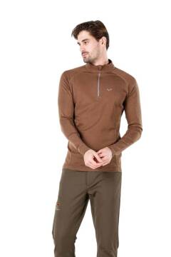 Woolona Astro Uzun Kollu Yarım Fermuarlı Yün Termal İçlik - 2