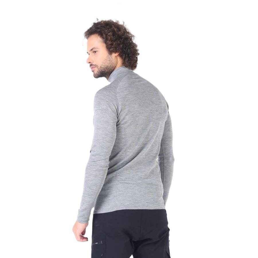 Woolona Astro Uzun Kollu Yarım Fermuarlı Yün Termal İçlik - 2