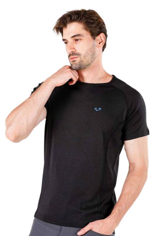 Woolona Berg %100 Merinos Yünü Erkek Kısa Kollu Termal İçlik - 3