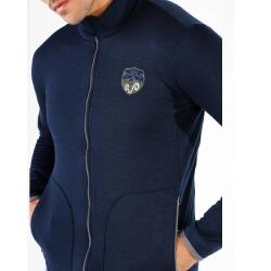 Woolona Bornova Fermuarlı Erkek Sweatshirt - NBL - 3