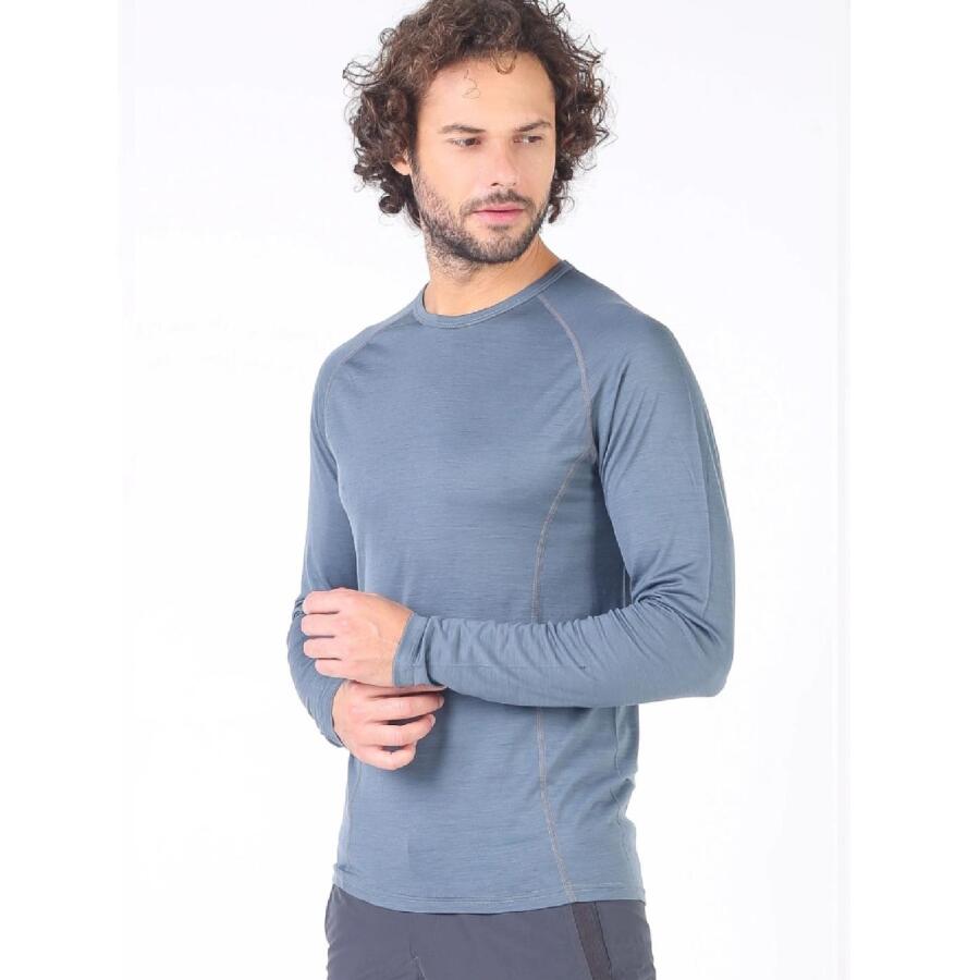 Woolona Eris Uzun Kollu Yün Erkek Termal İçlik - 2