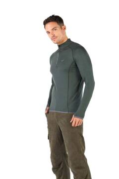 Woolona Halldor Yarım Fermuar Yün Erkek Sweatshirt 