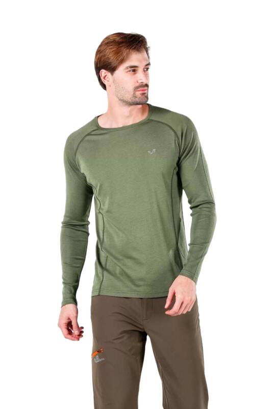 Woolona Remus Uzun Kollu Yün Erkek Termal İçlik - 1