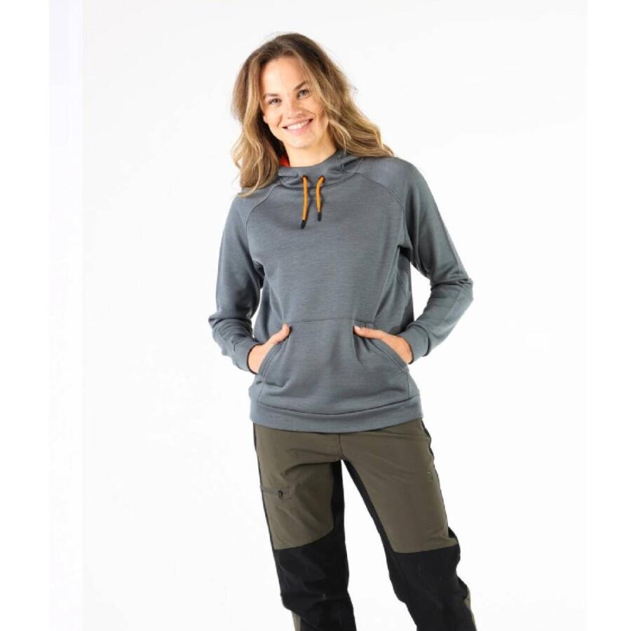 Woolona Scout Unisex Kapüşonlu Sweatshirt - GRY - 1