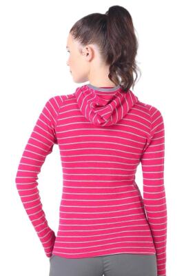 Woolona Skadi Hoodie Yarım Fermuarlı Yün Kadın Termal İçlik - 2