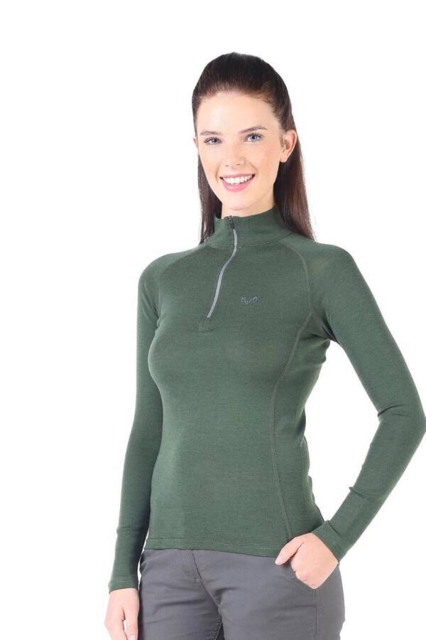 Woolona Vega Uzun Kollu Yarım Fermuar Kadın Sweatshirt - 1