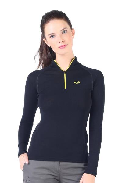 Woolona Vega Uzun Kollu Yarım Fermuar Kadın Sweatshirt - 1