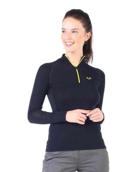 Woolona Vega Uzun Kollu Yarım Fermuar Kadın Sweatshirt - 2