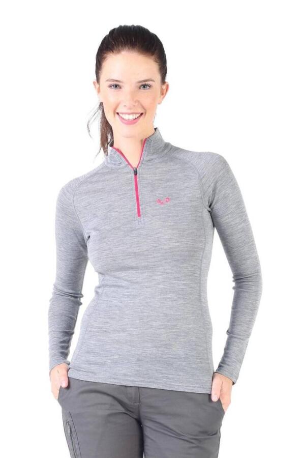 Woolona Vega Uzun Kollu Yarım Fermuar Kadın Sweatshirt - 1
