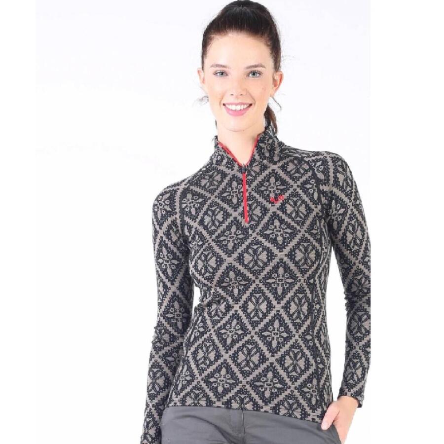 Woolona Venus Top Desenli Kadın Sweatshirt - 1
